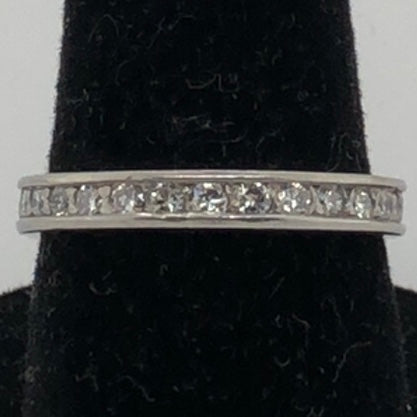 Platinum Diamond Eternity Band  CR0325