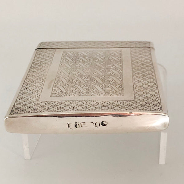 British Hallmarked Sterling Card Case CM0002