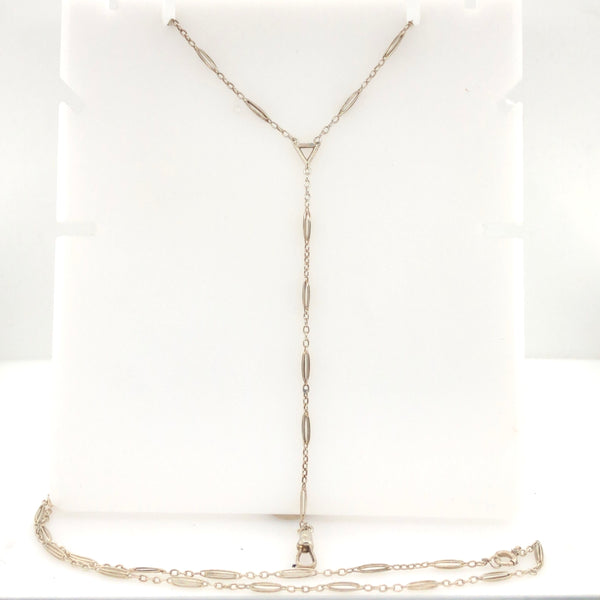 14K White Gold Lady's Watch Chain  CN0104