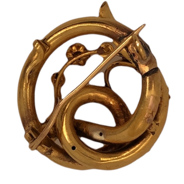 14K Yellow Gold Highly Decorated Victorian Pin  CP0033