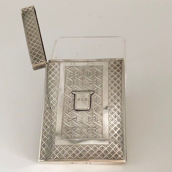 British Hallmarked Sterling Card Case CM0002