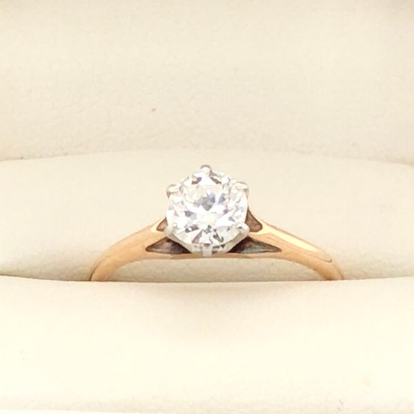 14K Yellow Gold Diamond Ring  CR0312